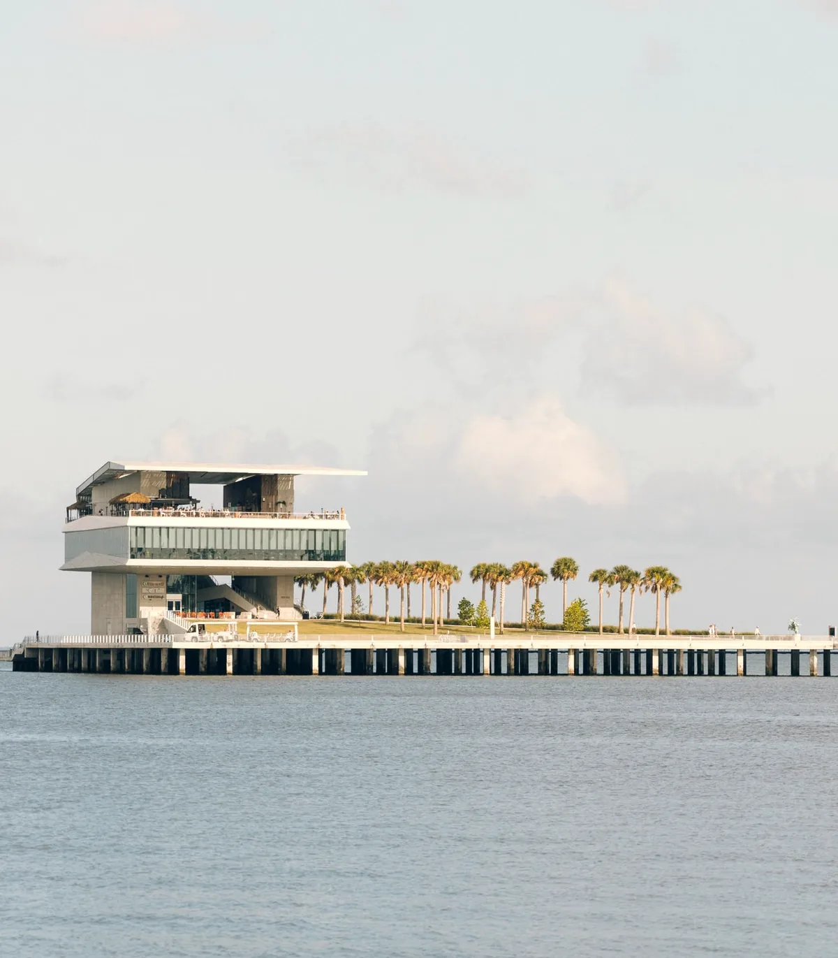 The St. Pete Pier on Tampa Bay at dawn